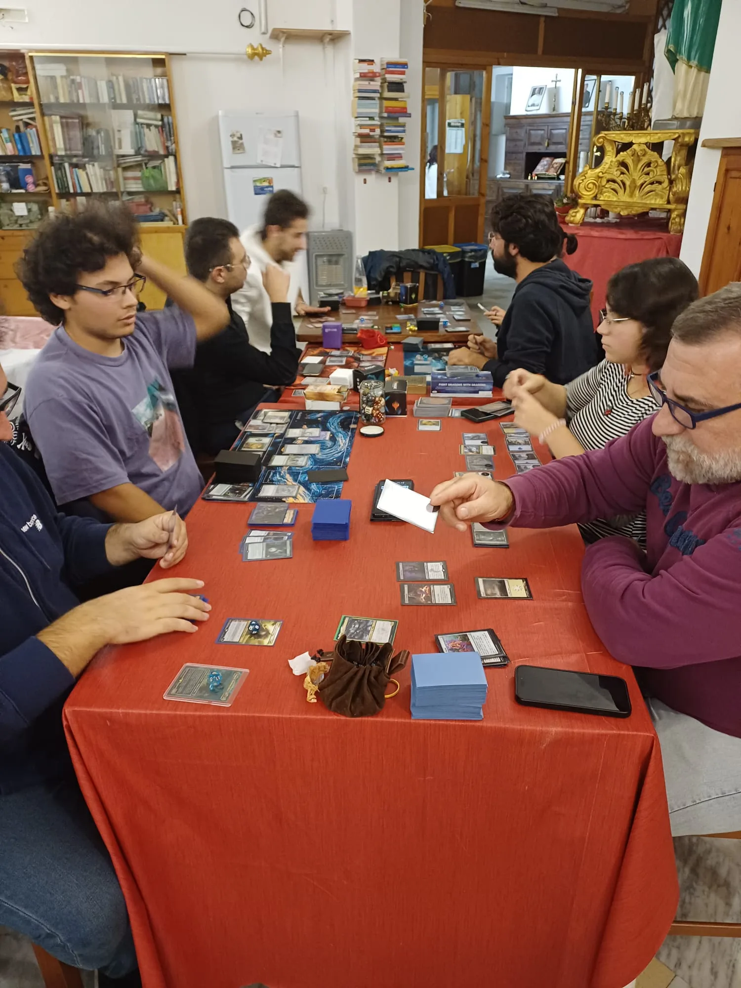 Community TCG del Drago Verde durante una serata associativa