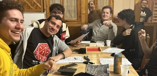 Un momento di gioco condiviso in sede